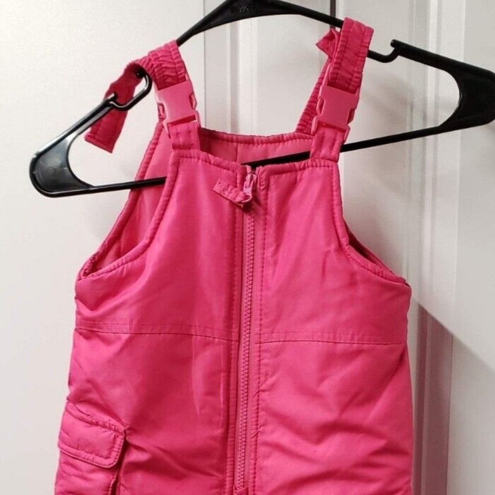London Fog Girls Snow Overalls Bibs  Size: 3T  Pink